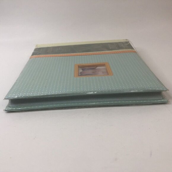 Burnes of Boston Photo Album Archival Paper CD Storage Rectangular Brown Blue - Picture 13 of 16